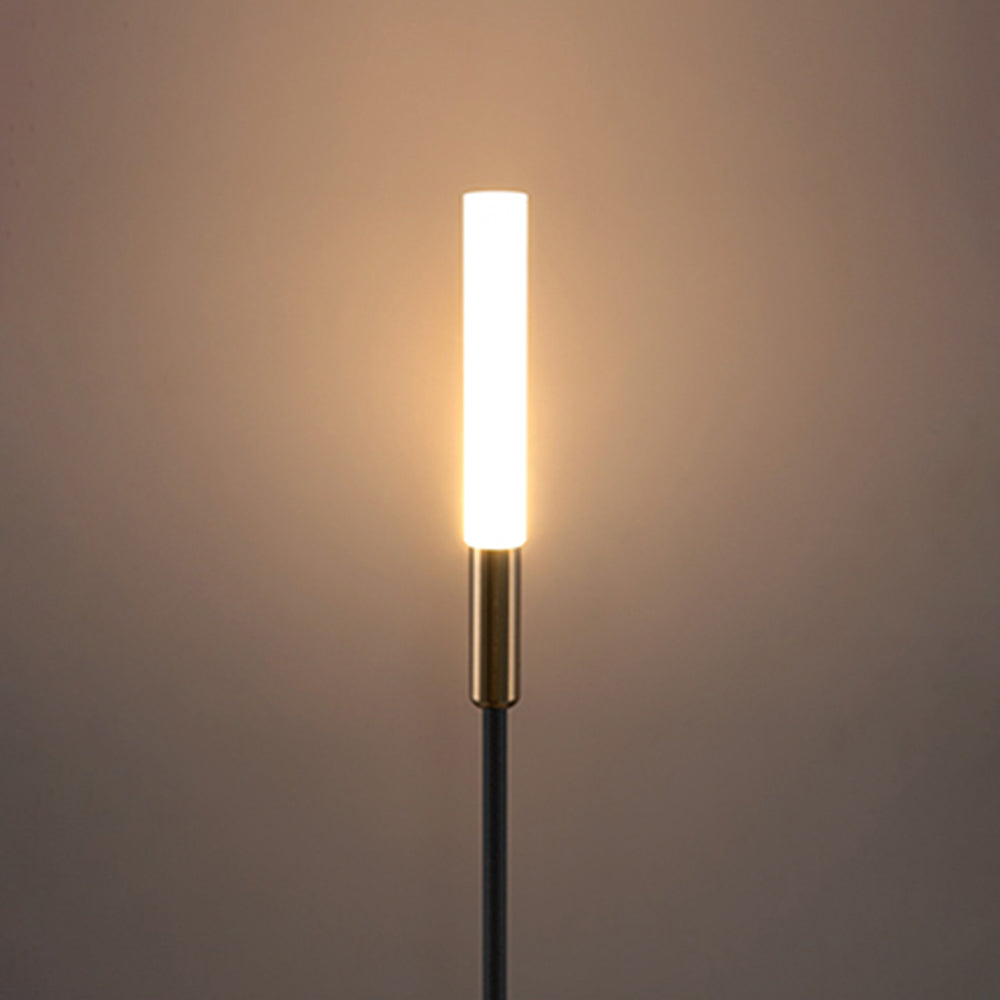 Ray Modern Reed Solar Outdoor Post Light - Neutral Decor