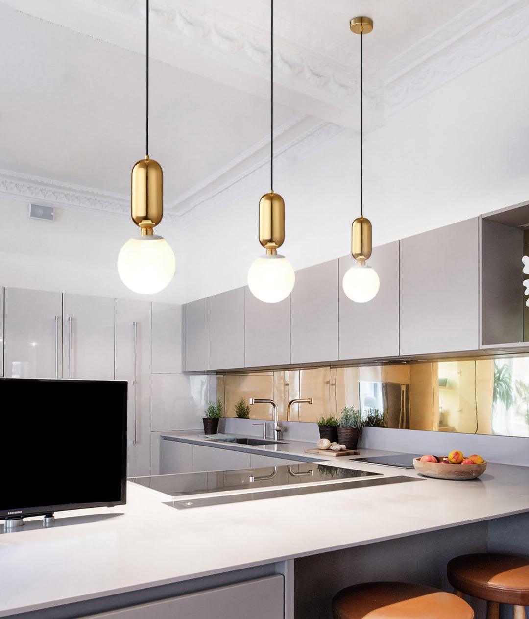 Carter Modern Glass Pendant Light