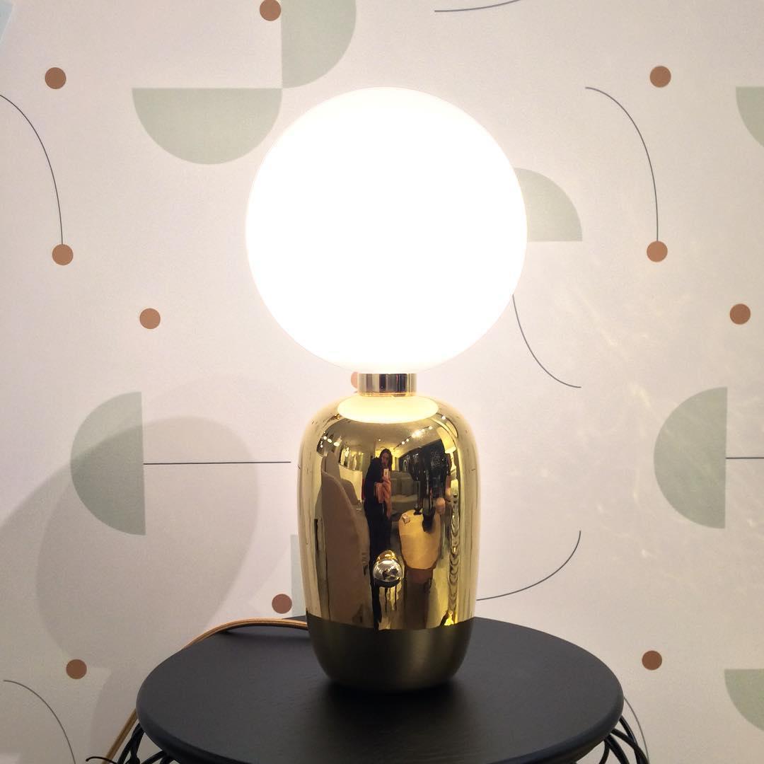 Nyxen Glass Industrial Table Lamp