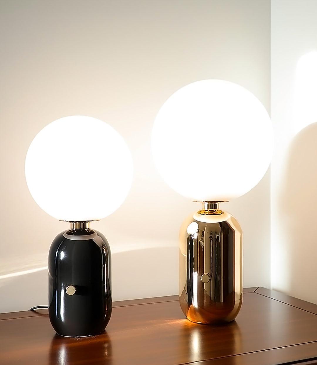 Nyxen Glass Industrial Table Lamp