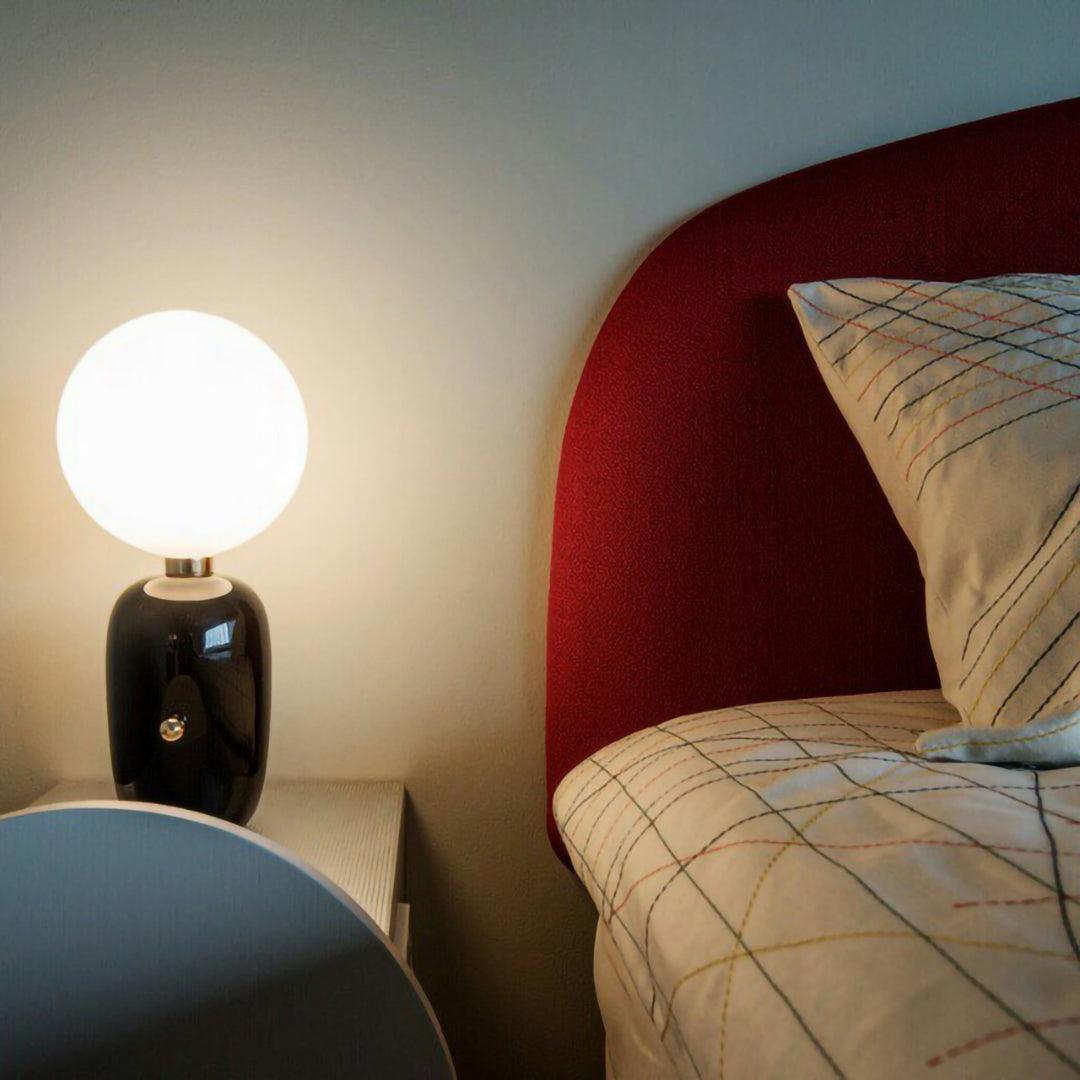 Nyxen Glass Industrial Table Lamp