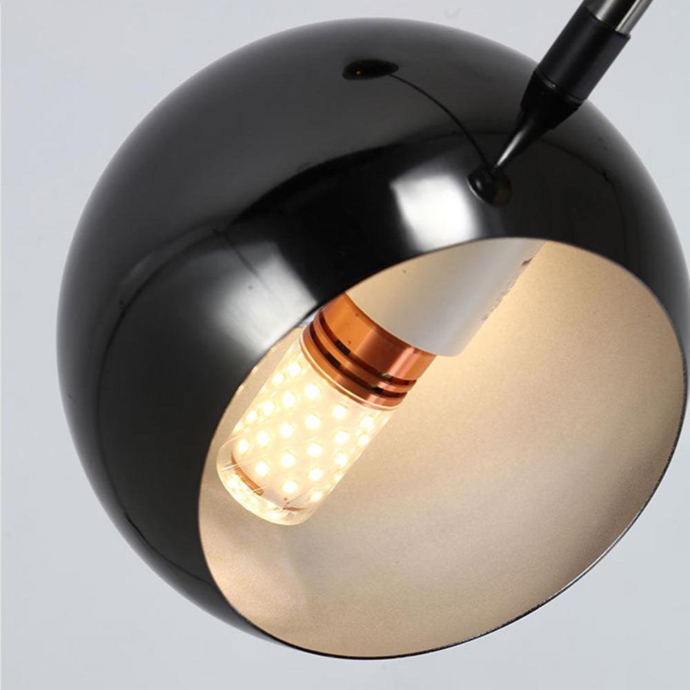 Celanella Chandelier Black Glass Acaba Elegant