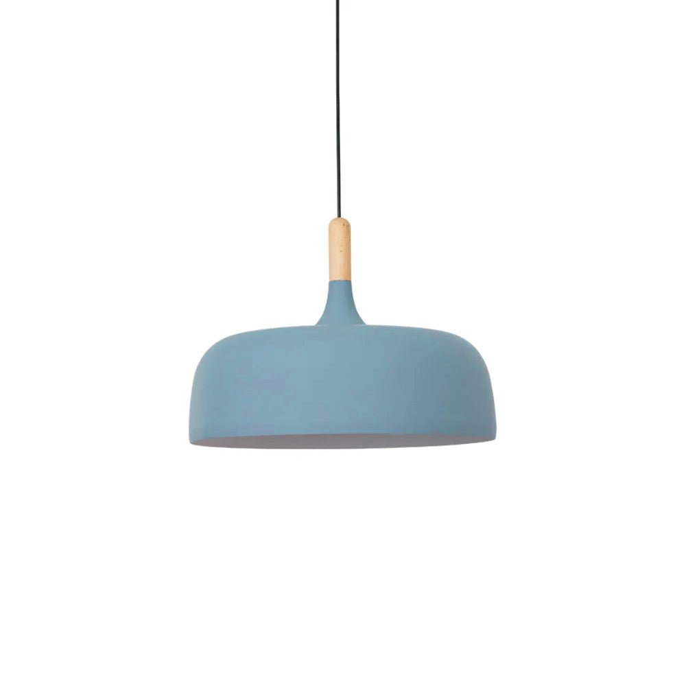 Sylivenne Pendant Lamp White Shade Wood