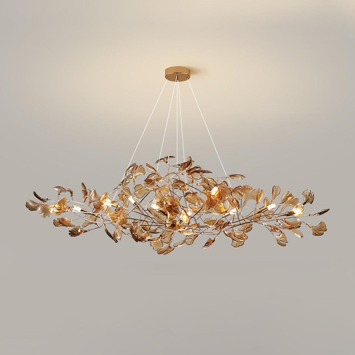 Ralenis Luxury Ginkgo Leaf Chandelier