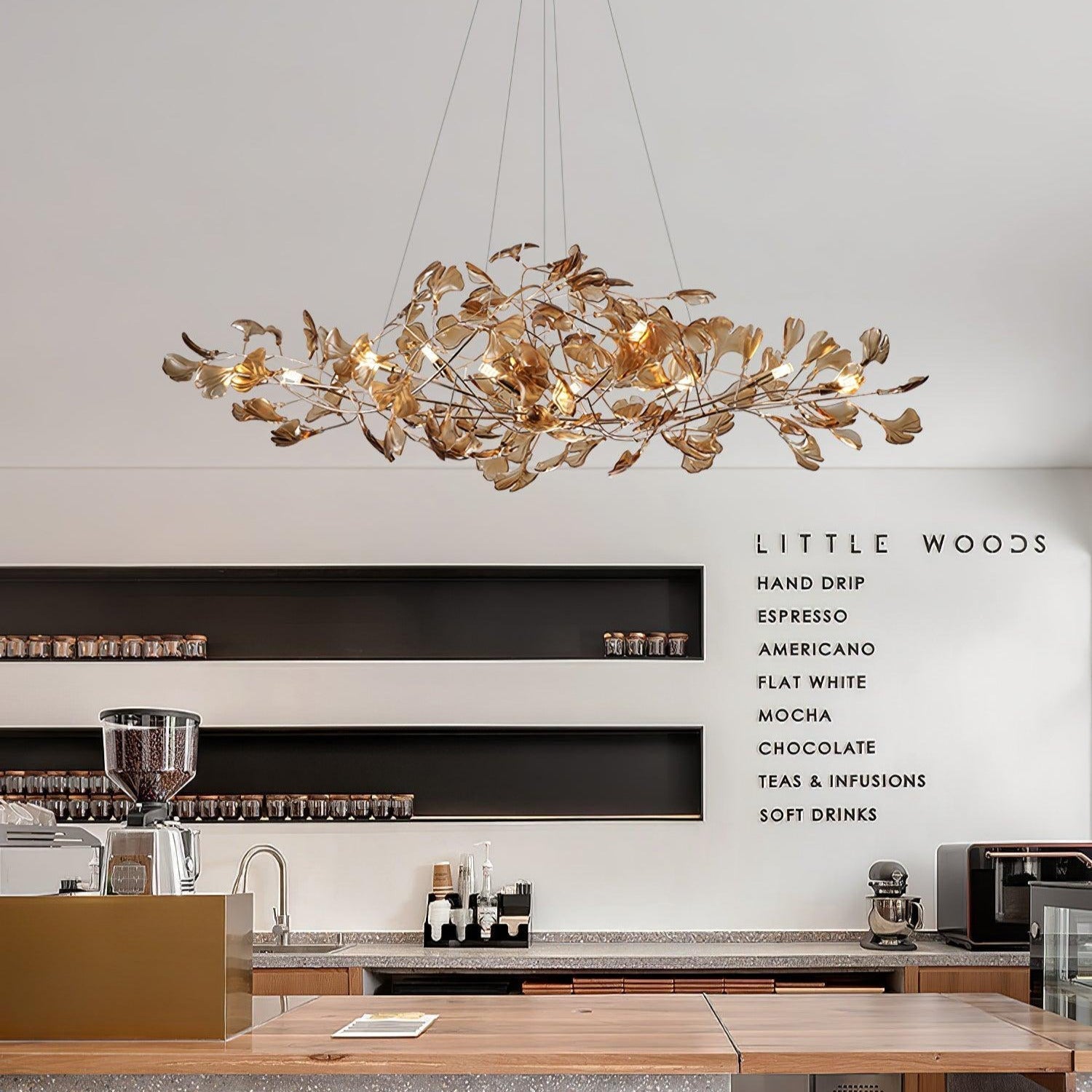 Leonie Ginkgo Acrylic Chandeliers