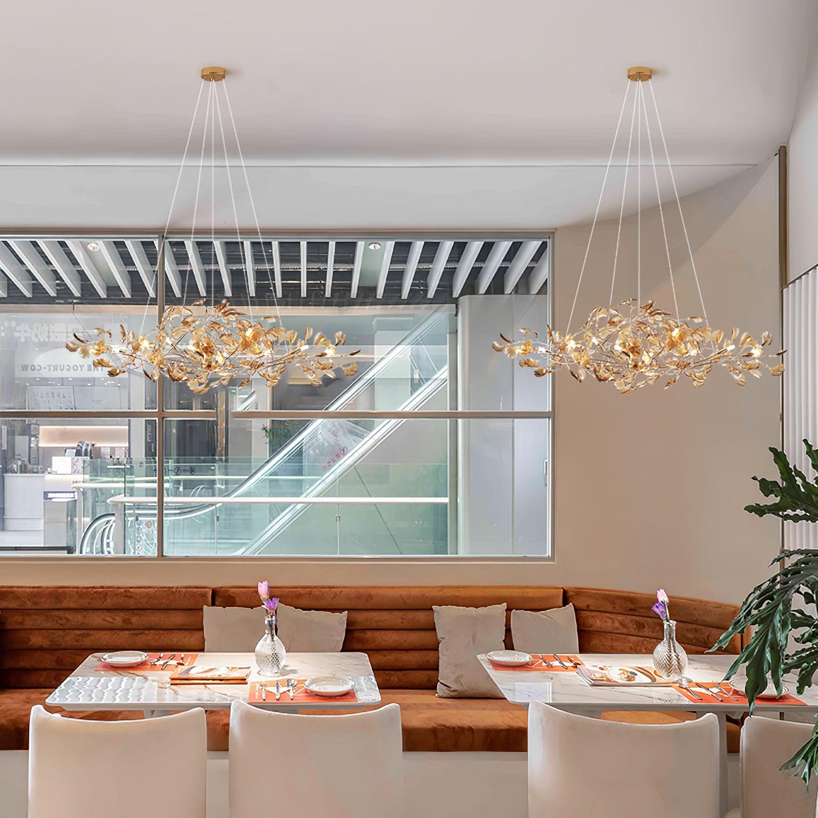 Leonie Ginkgo Acrylic Chandeliers