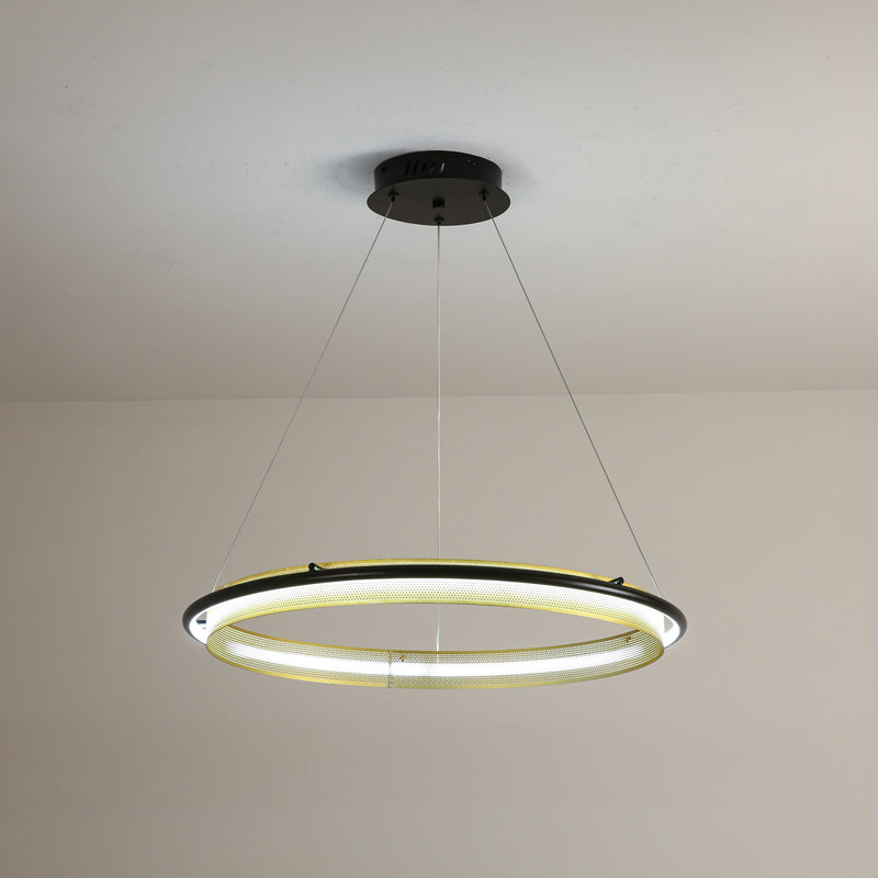 Erveliel Modern Minimalist LED Round Chandelier