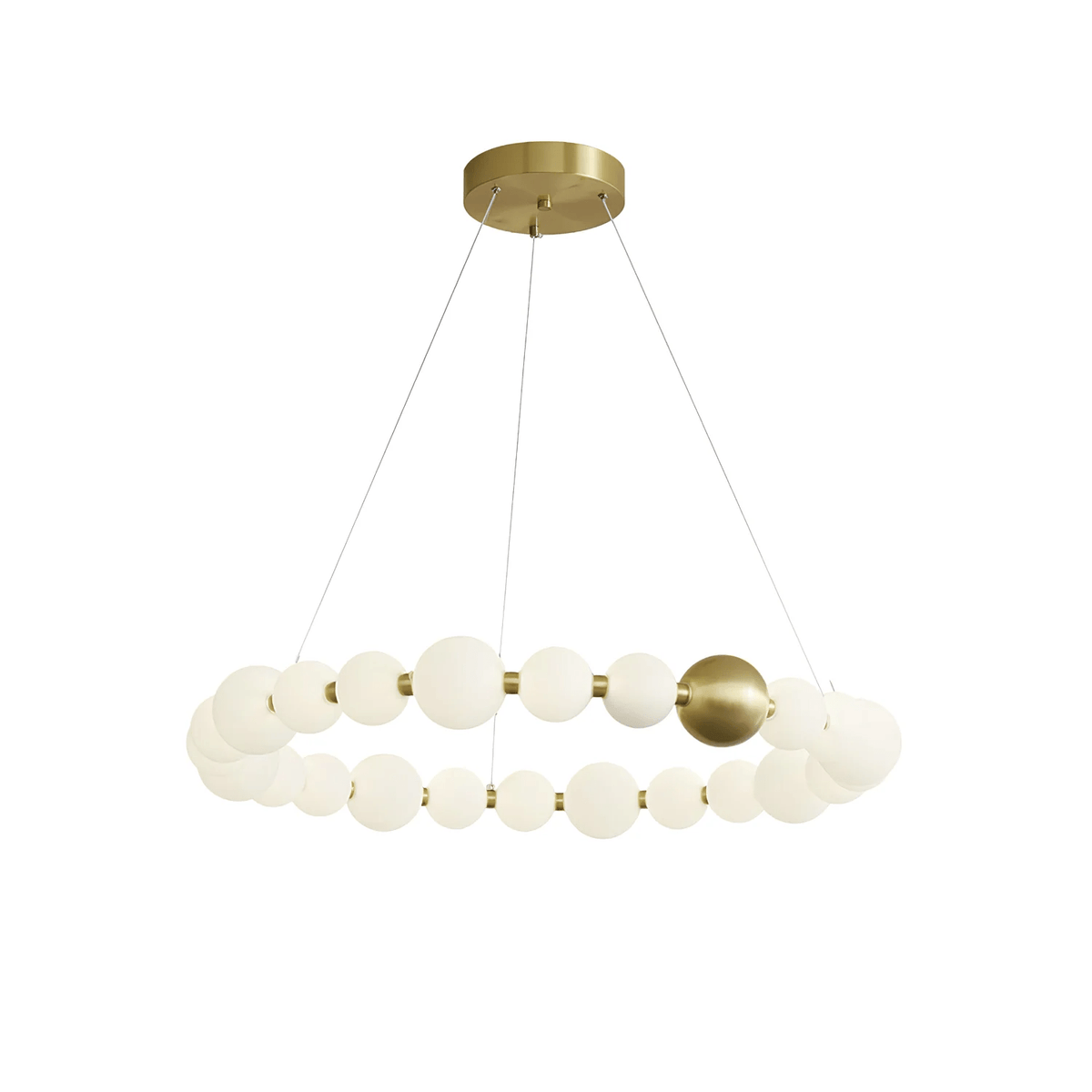 Hevrin Elegance Art Pearls Plastic Chandelier