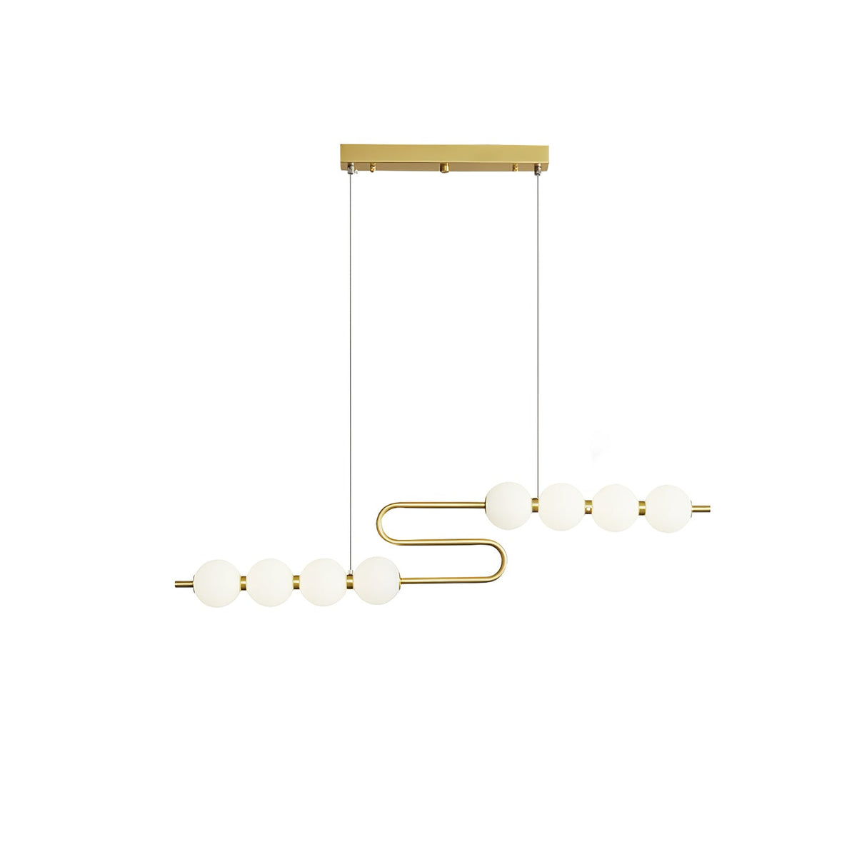 Hevrin Elegance Art Pearls Plastic Chandelier