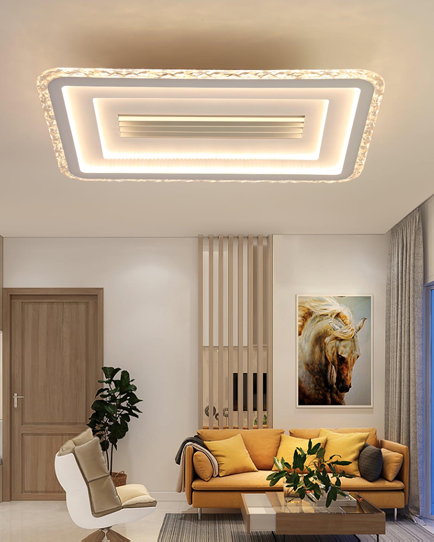 Ulthaara Modern Minimalist Ultrathin Rectangle Ceiling Lamp