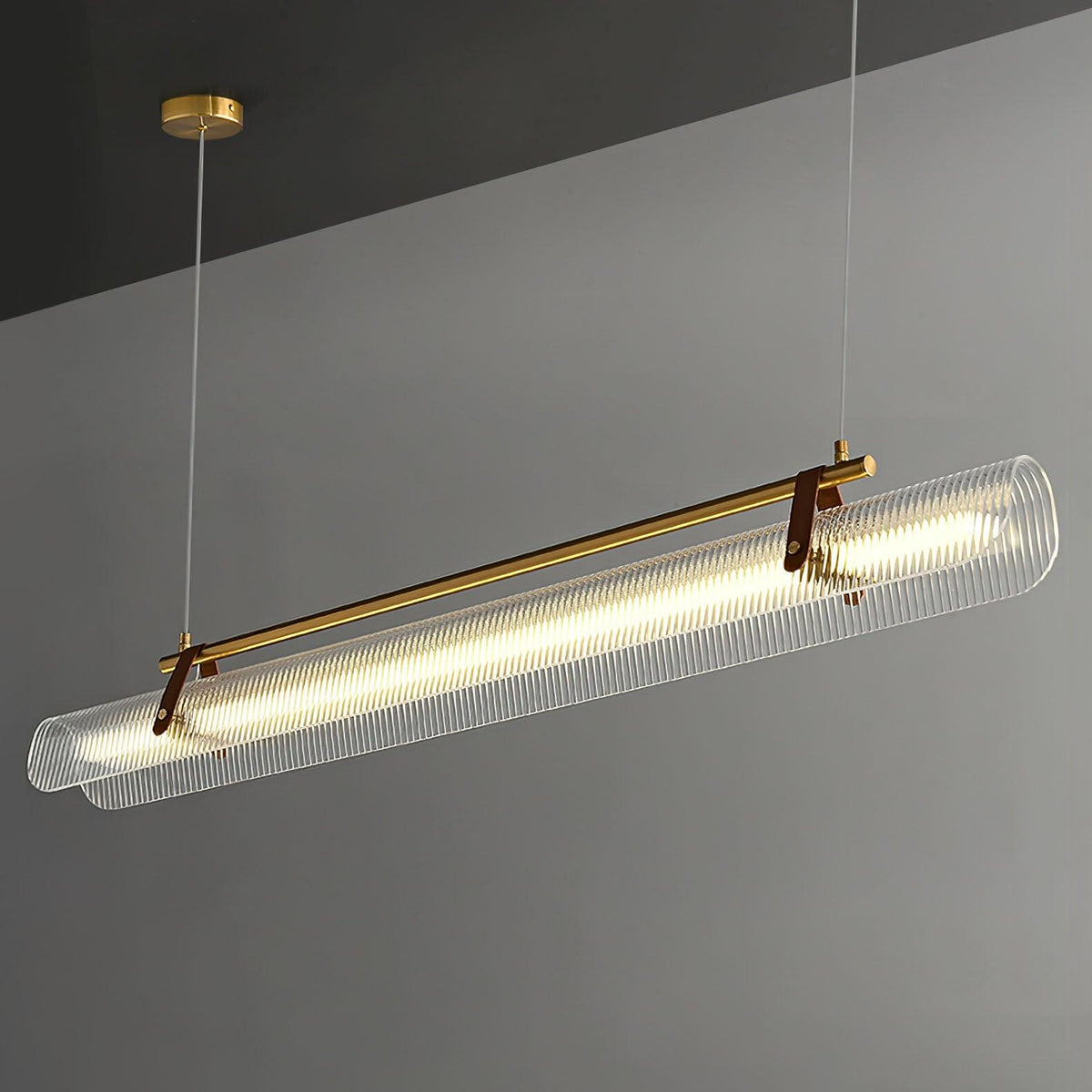 Niraenne Pendant Lamp Acrylic Linear Modern for Dining Room