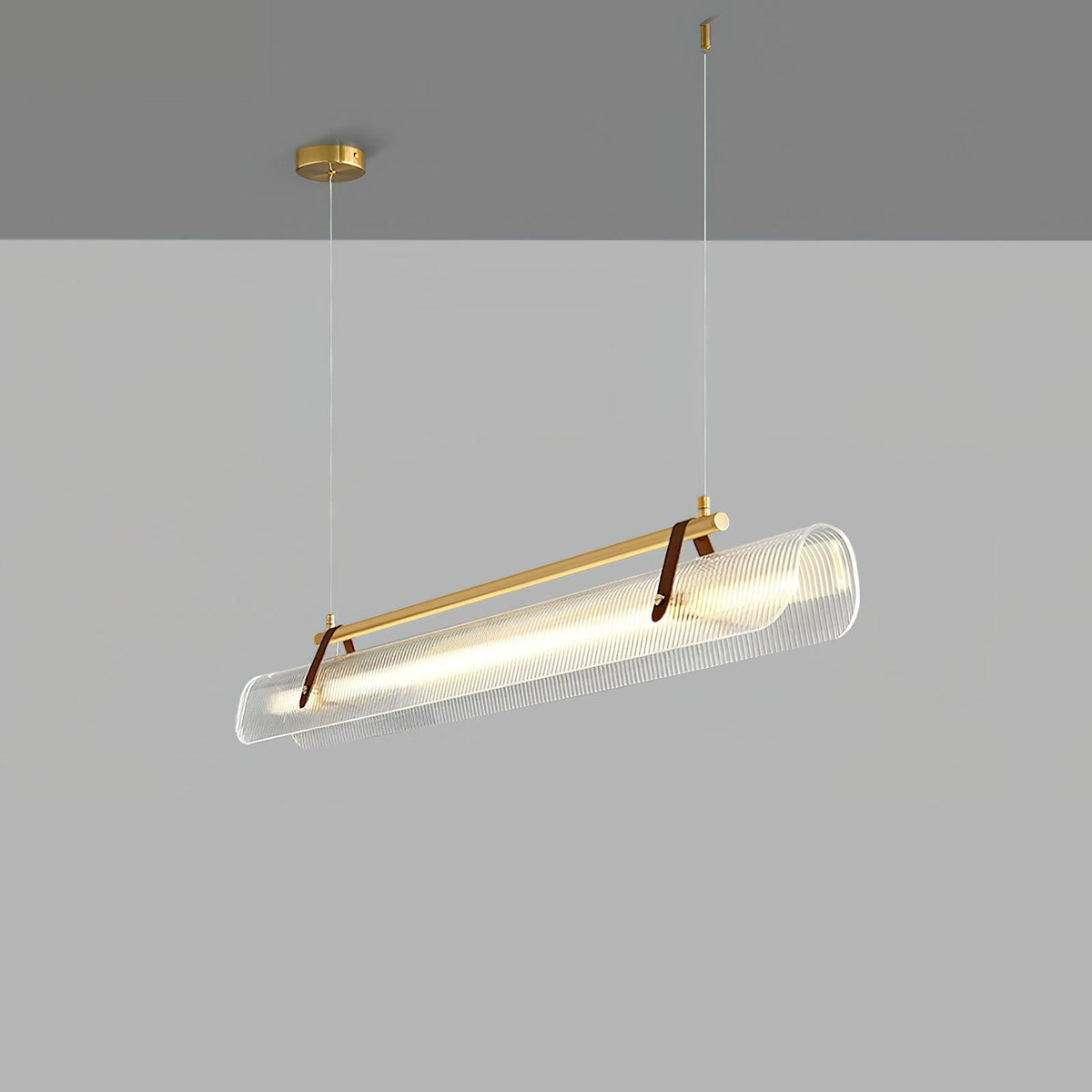Niraenne Pendant Lamp Acrylic Linear Modern for Dining Room