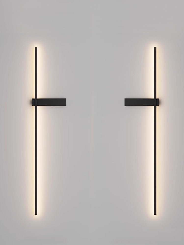 Mesv Linear Rechargeable Black Wall Lamp