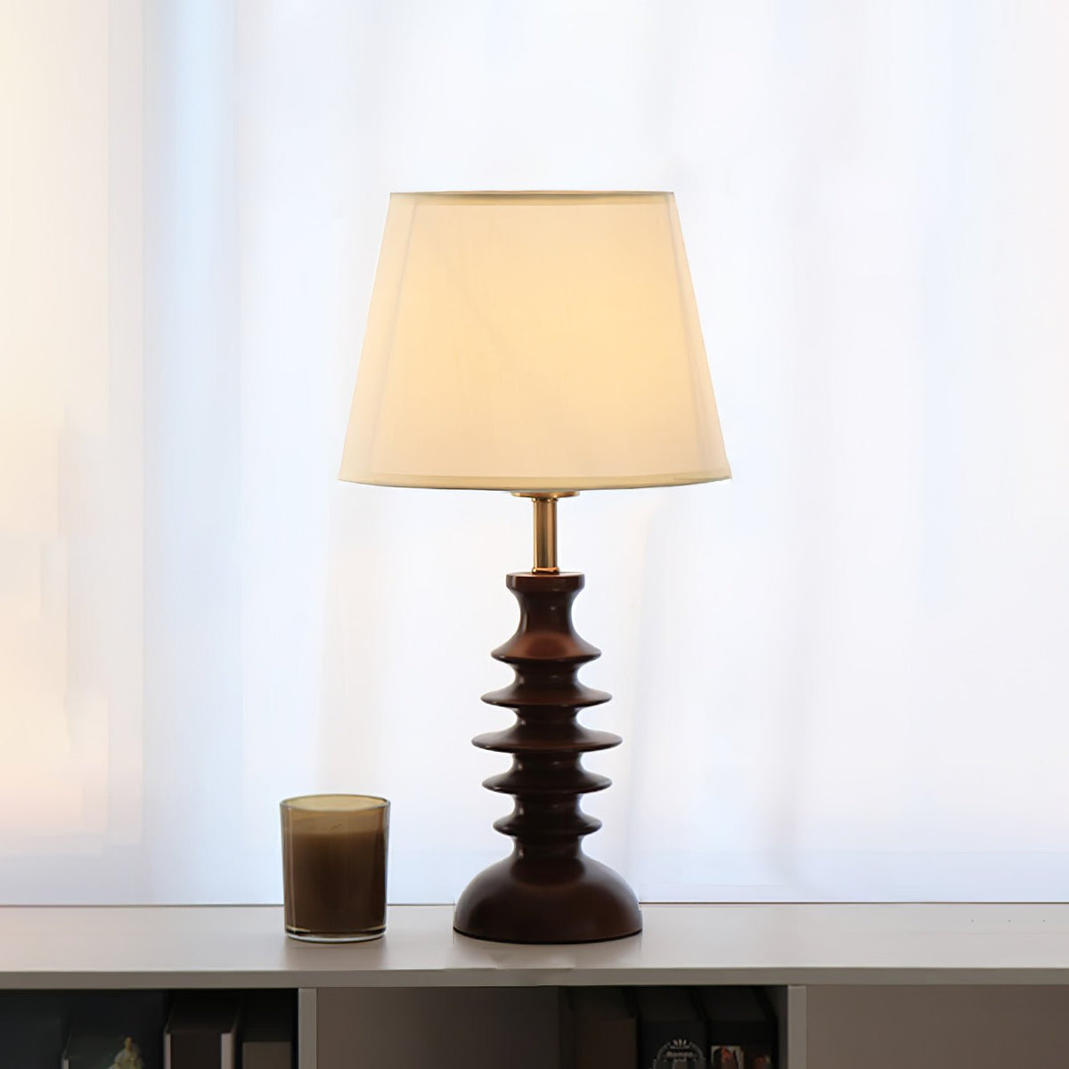 Tivoce Fabric Vintage Table Lamp