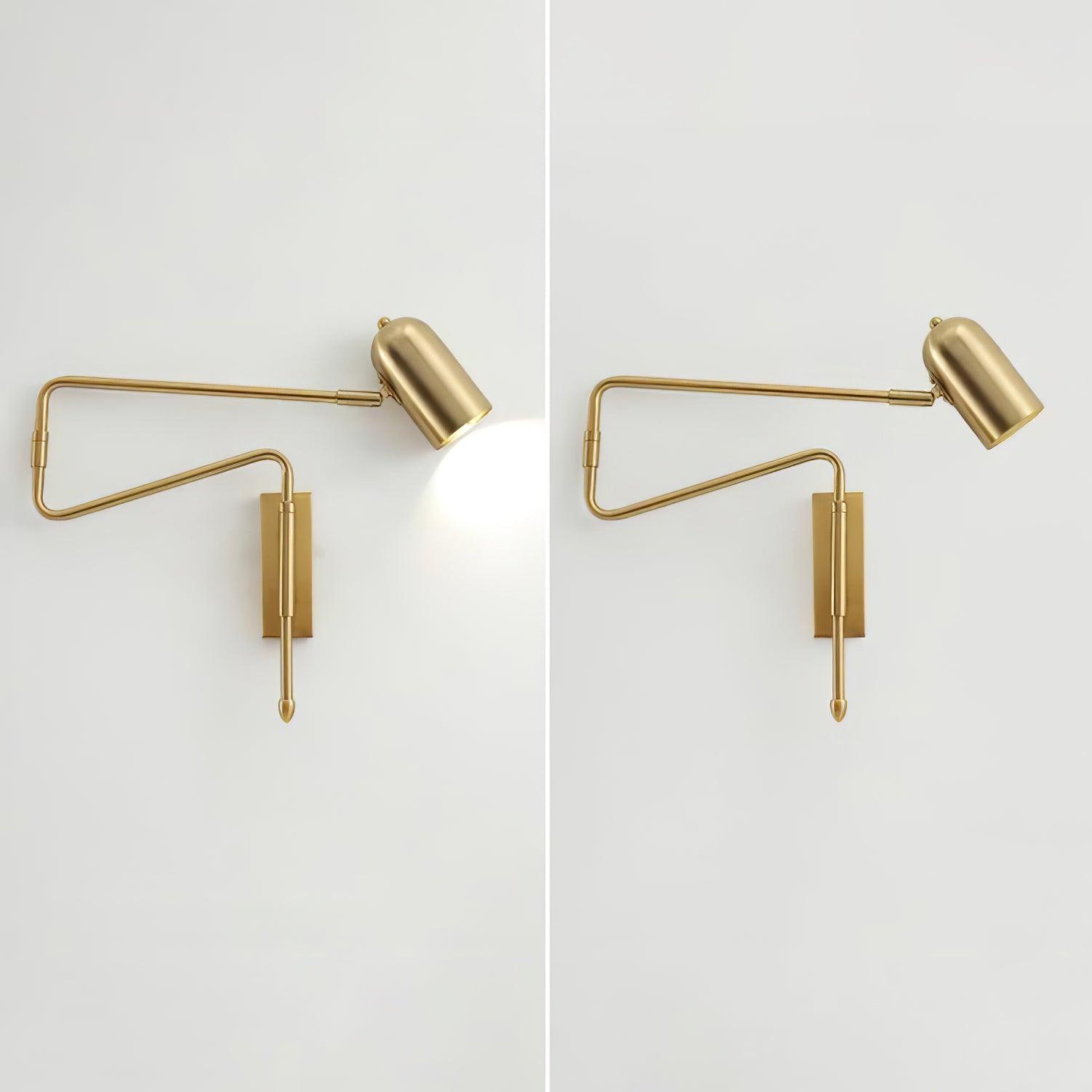 Nox Adjustable Arm Plug In Wall Lamp