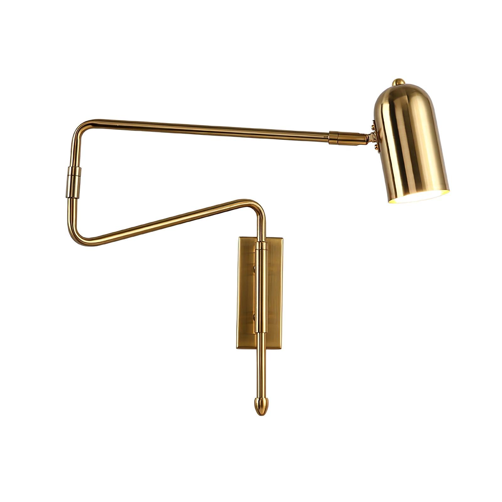 Nox Adjustable Arm Plug In Wall Lamp