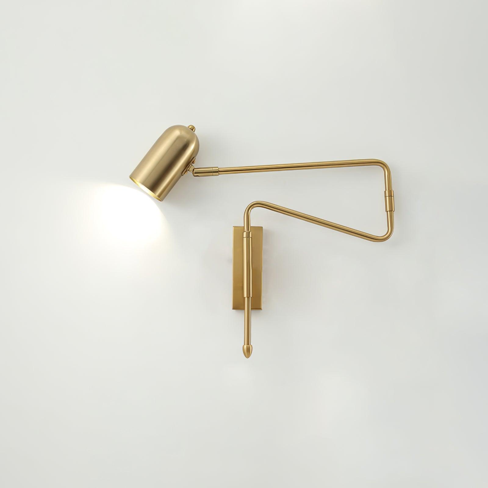 Nox Adjustable Arm Plug In Wall Lamp