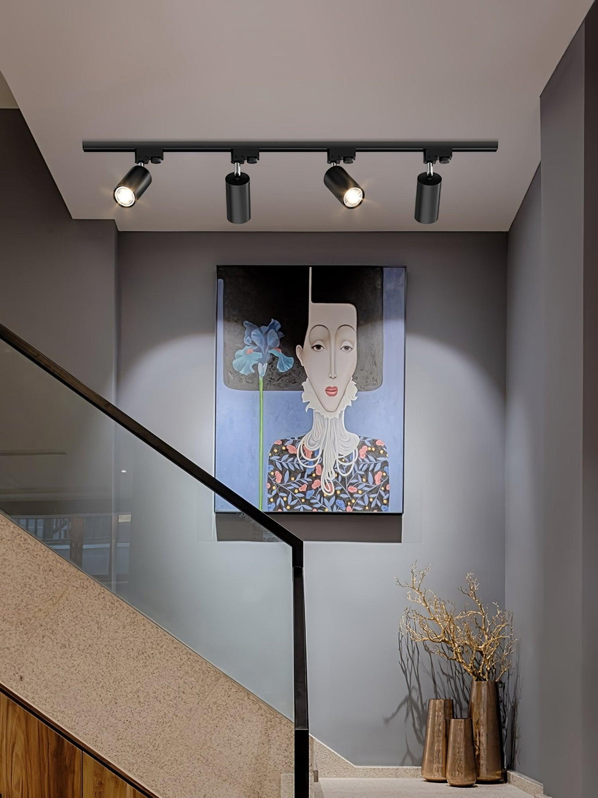Reneaya Adjustable Ceiling Light Spotlight Track LED