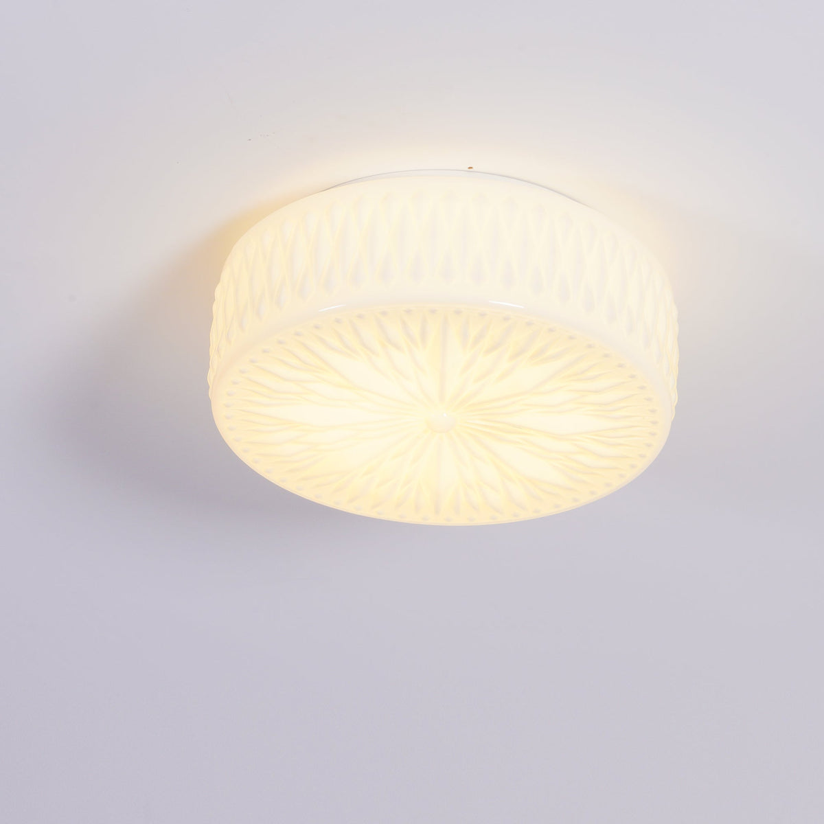 Lioriira Ceiling Lamp Glass Shade and Acrylic Modern Mooncake