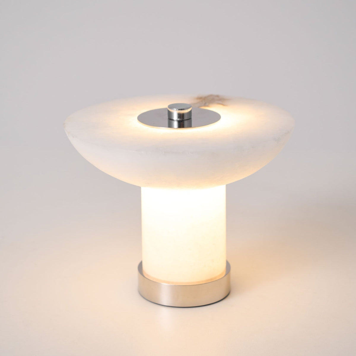 Eurnoran Mushroom Shaped Alabaster Table Lamp