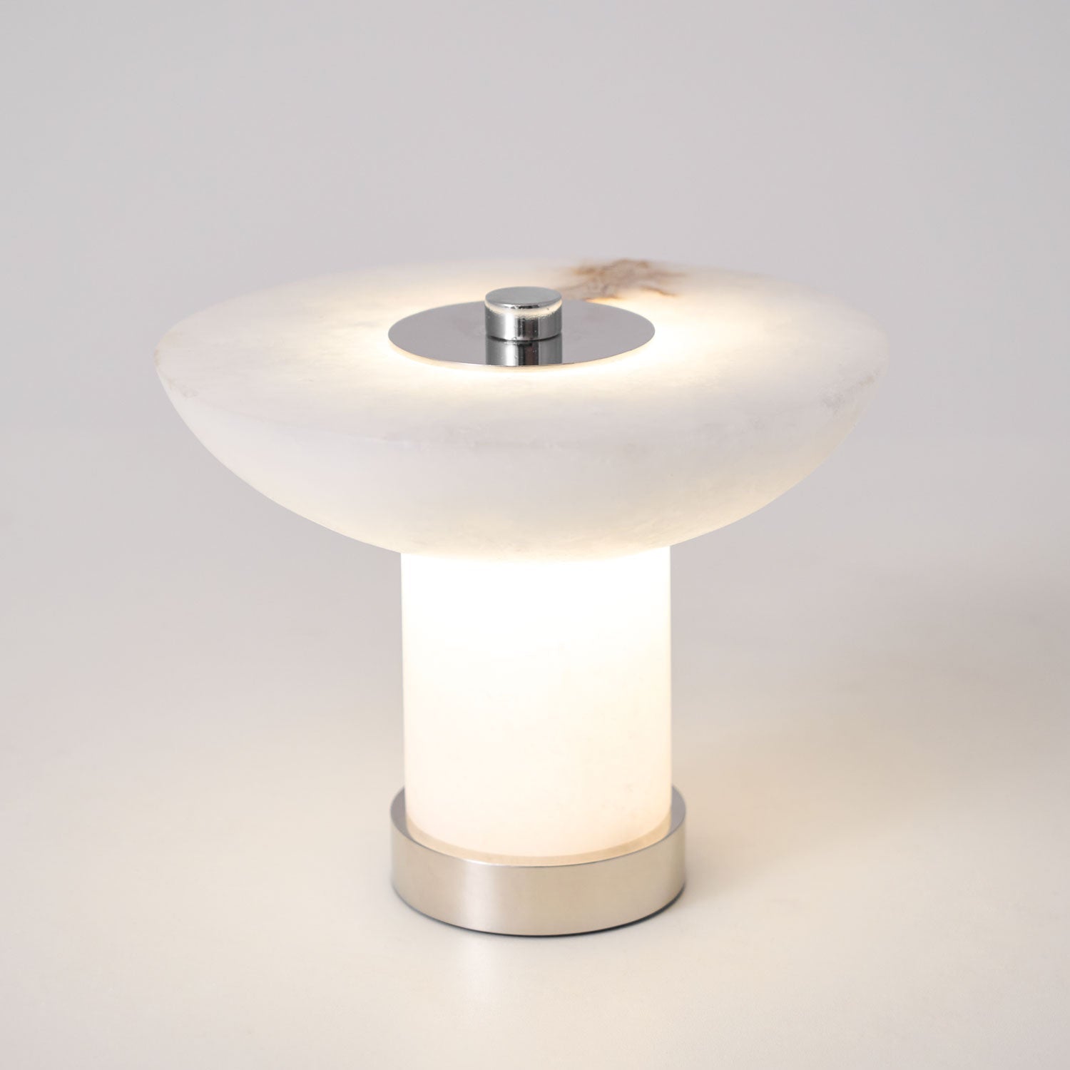 Eurnoran Mushroom Shaped Alabaster Table Lamp