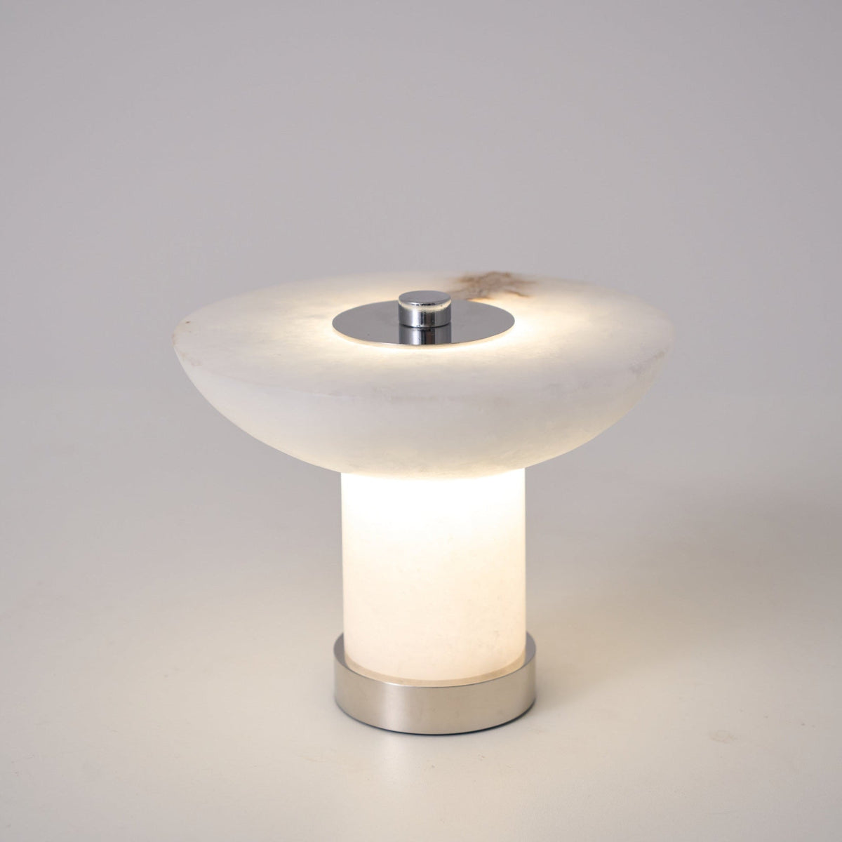 Eurnoran Mushroom Shaped Alabaster Table Lamp