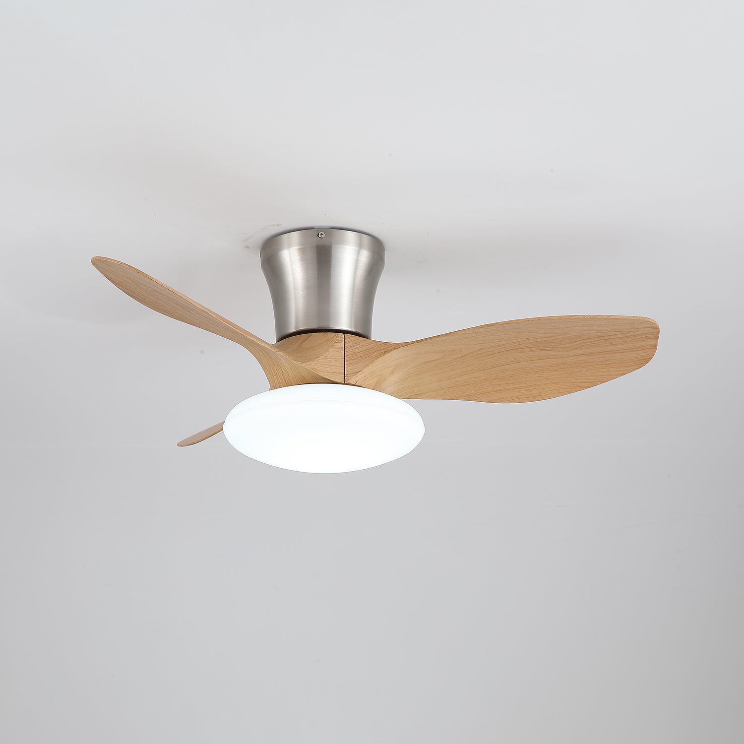 Velora Modern Wood Ceiling Fan Light