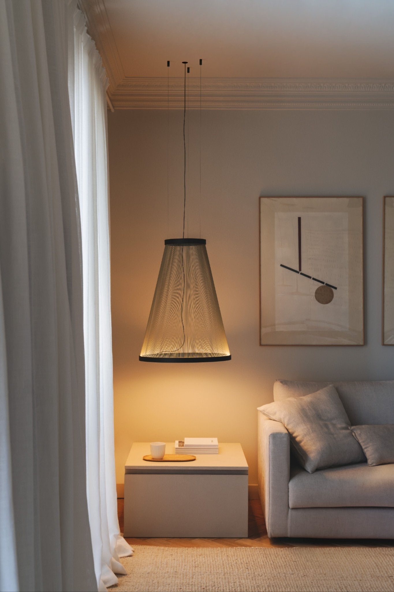 Cone Minimalist Aluminum Pendant Light - Neutral Decor