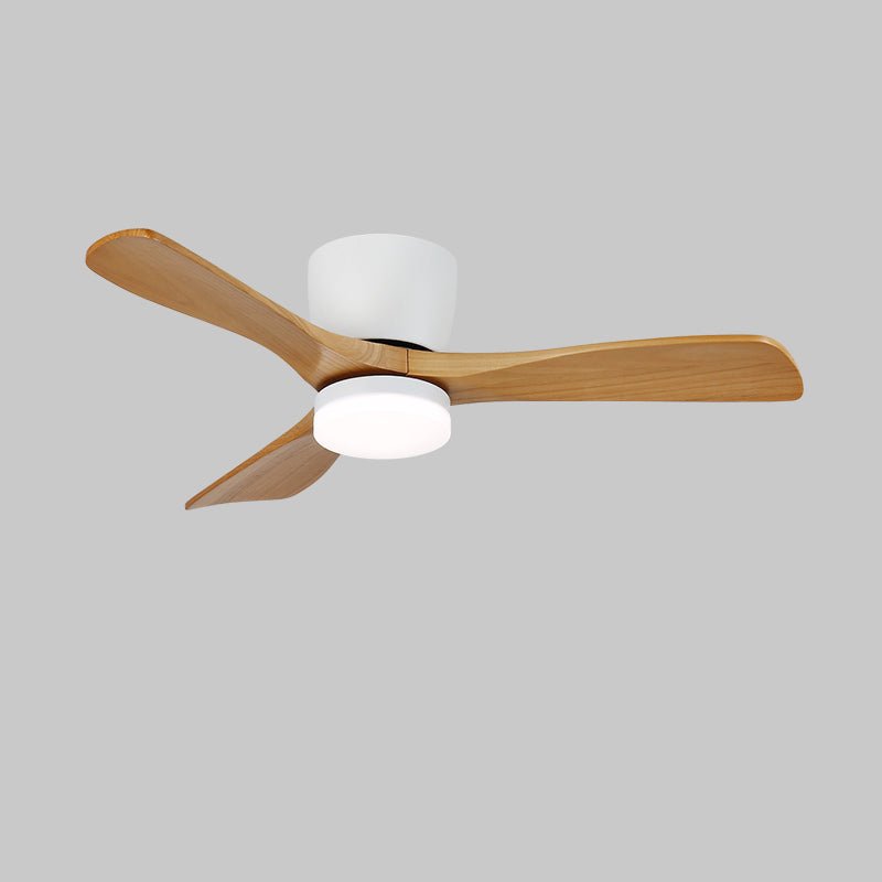 Brinor Minimalist Wood Ceiling Fan Light