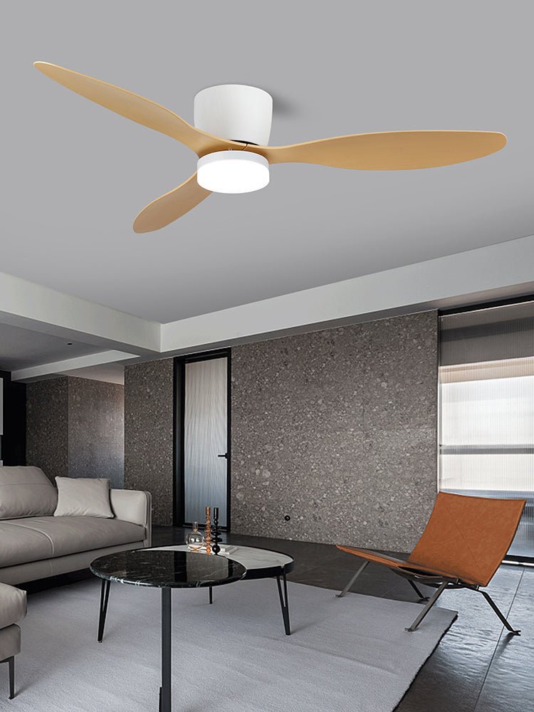 Matteo Wooden 42"/52" Ceiling Fan With Light