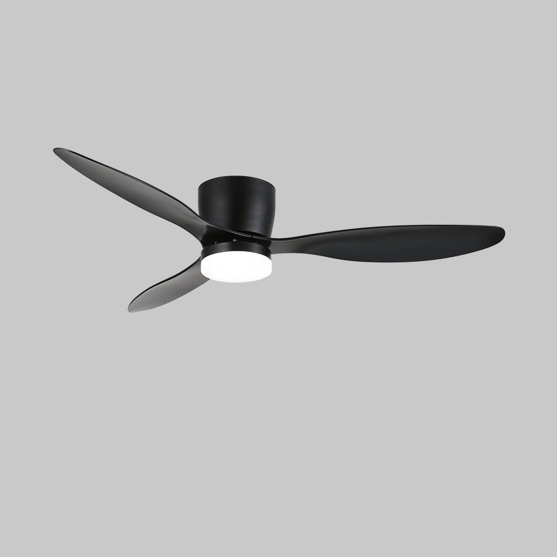 Brinor Minimalist Wood Ceiling Fan Light