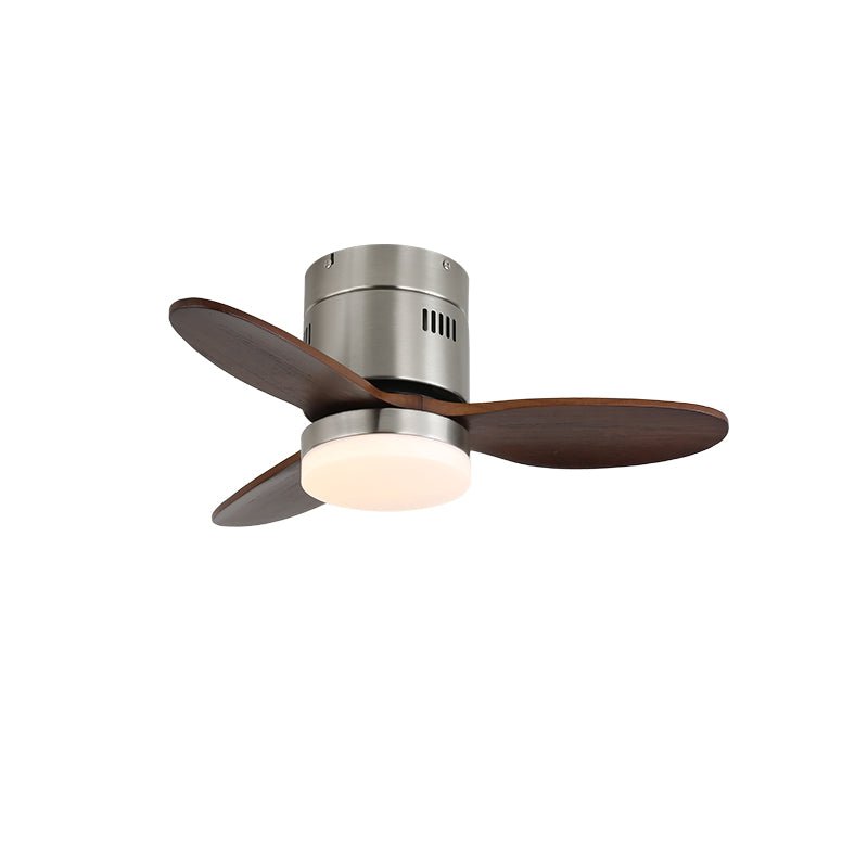 Eris Minimalist Wood Ceiling Fan Light