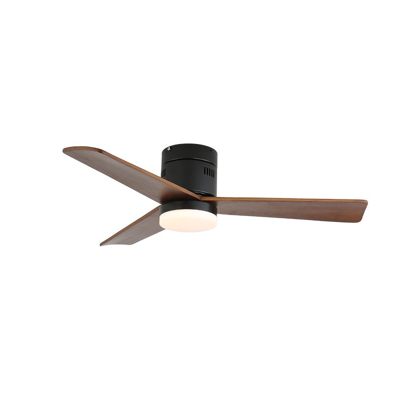 Eris Minimalist Wood Ceiling Fan Light