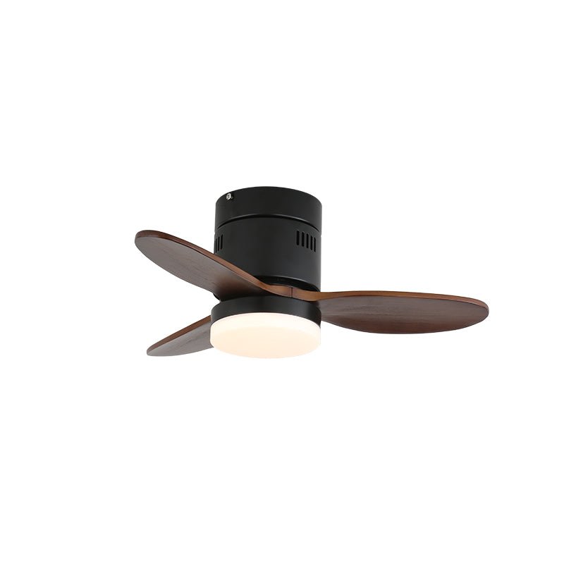 Eris Minimalist Wood Ceiling Fan Light