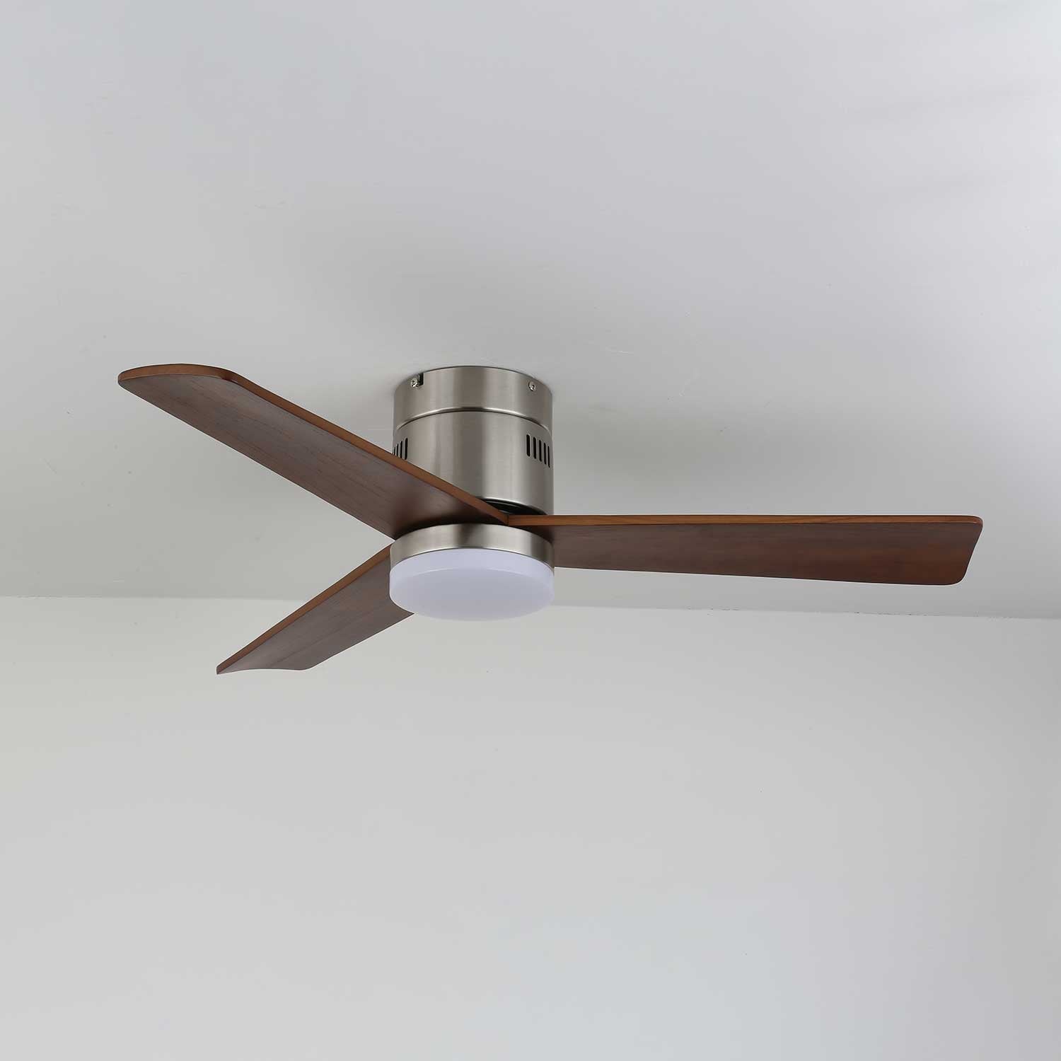 Eris Minimalist Wood Ceiling Fan Light