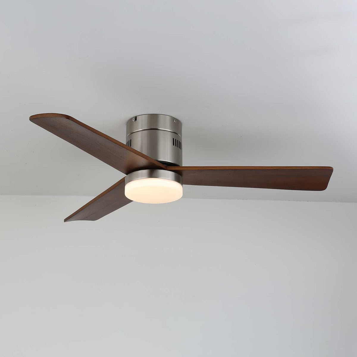 Eris Minimalist Wood Ceiling Fan Light