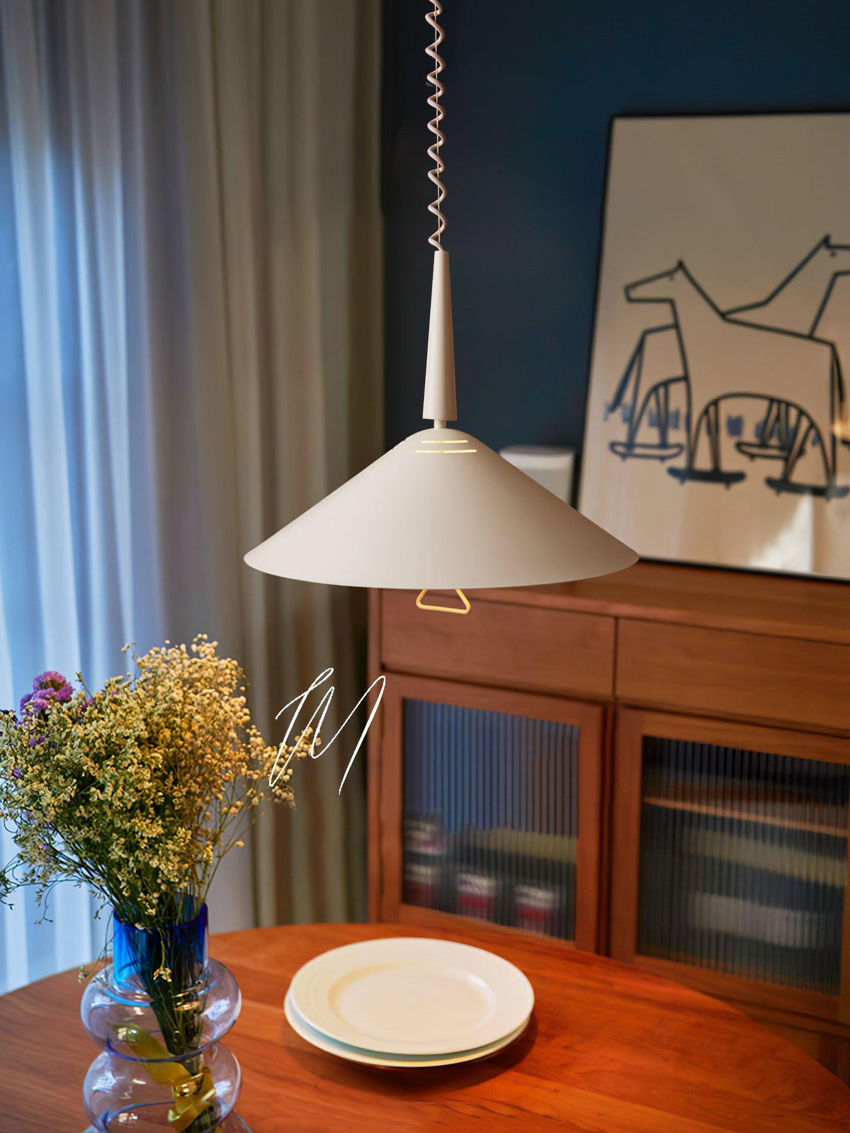 Jolvin Modern Minimalist Retro Pendant Lamp