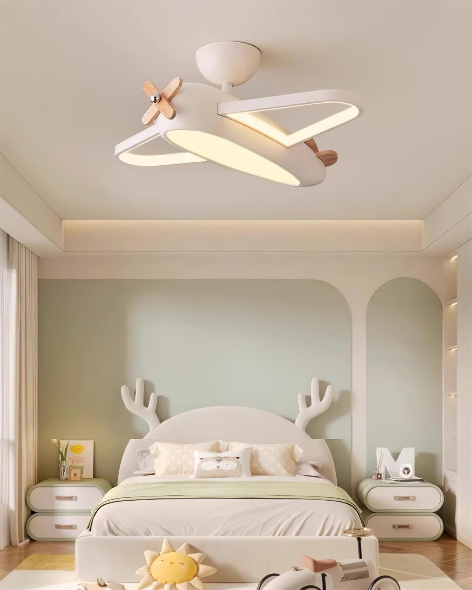 Ceiling Lamp Airplane for Kids’ Room with Playful Charm - Neutral Decor