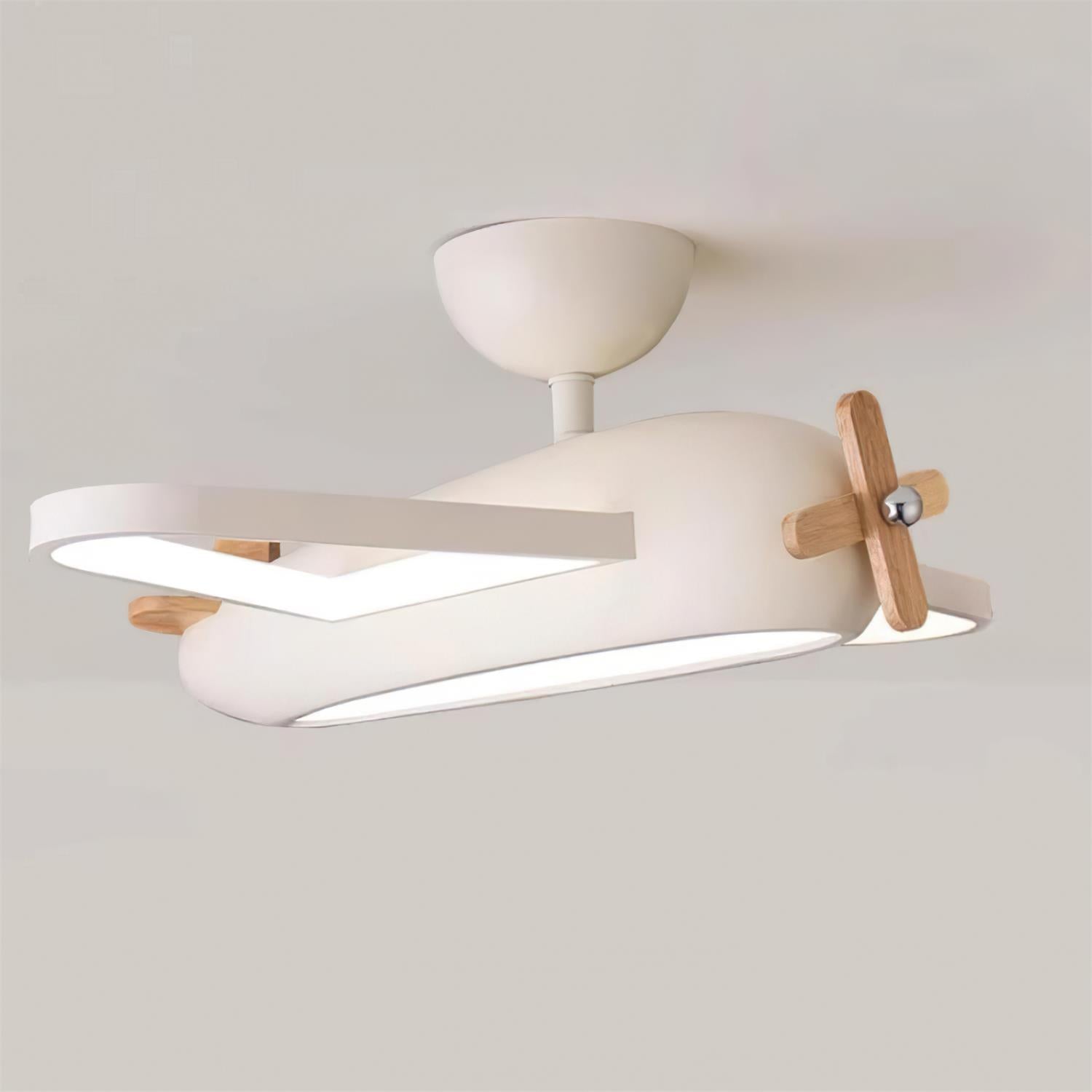Ceiling Lamp Airplane for Kids’ Room with Playful Charm - Neutral Decor
