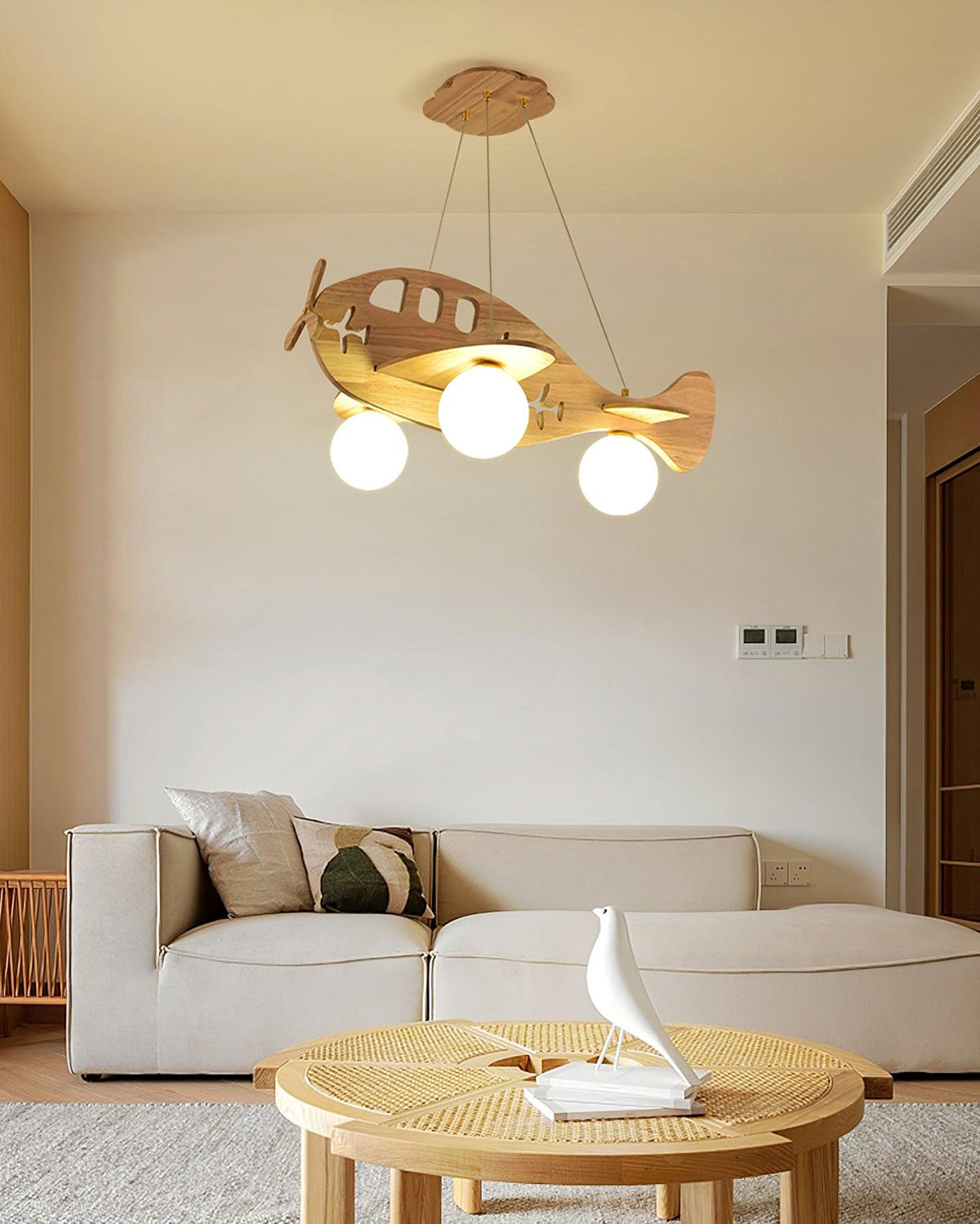 Aldenine Wood Artistic Pendant Lamp