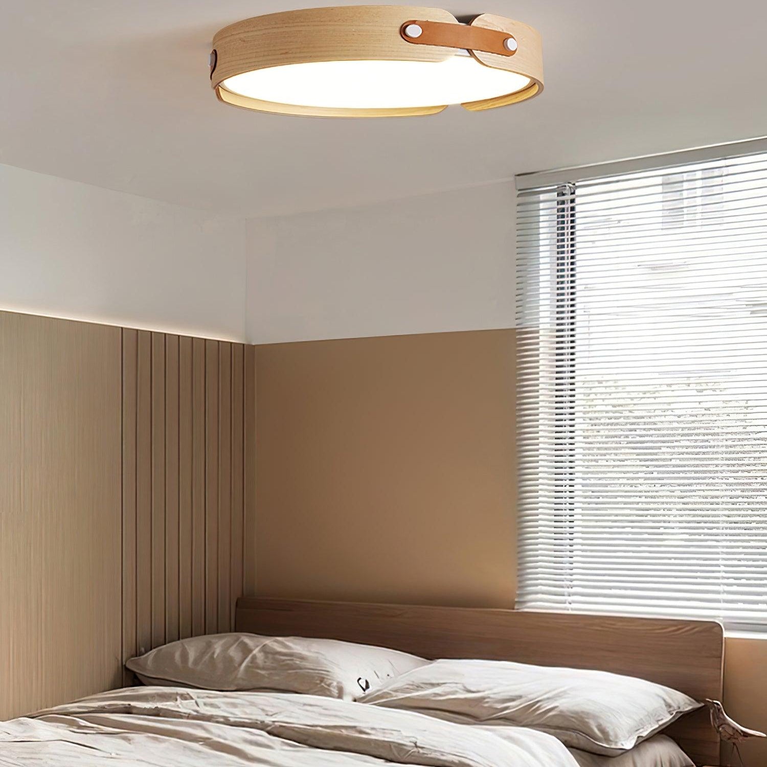 Echo Modern Minimalist Wood Ceiling Light - Neutral Decor