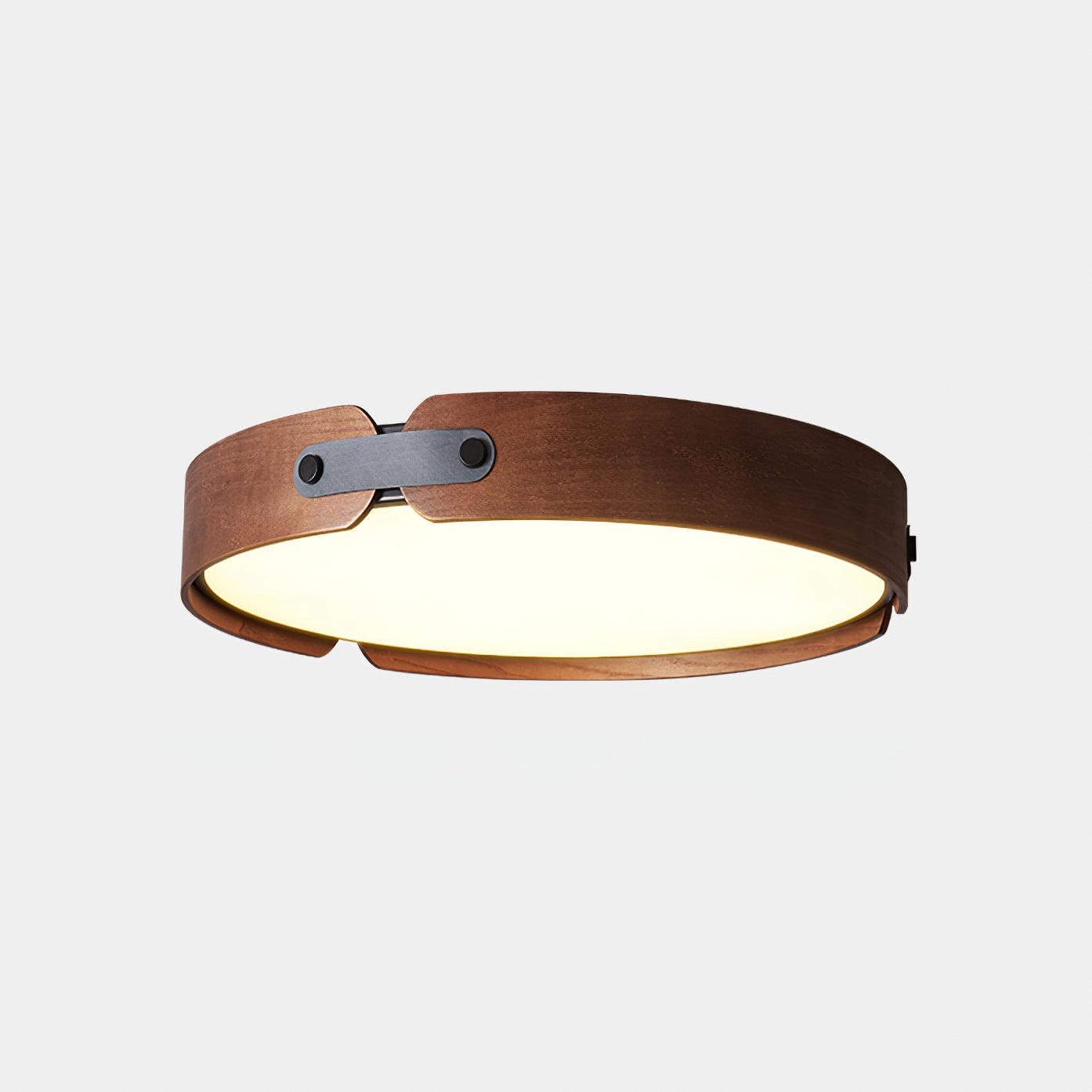 Rosestead Wood Flush Mount Ceiling Light