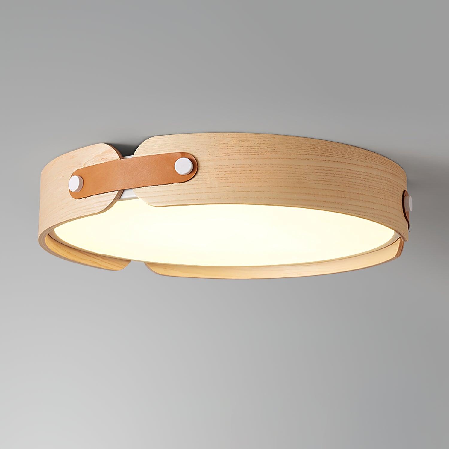 Echo Modern Minimalist Wood Ceiling Light - Neutral Decor