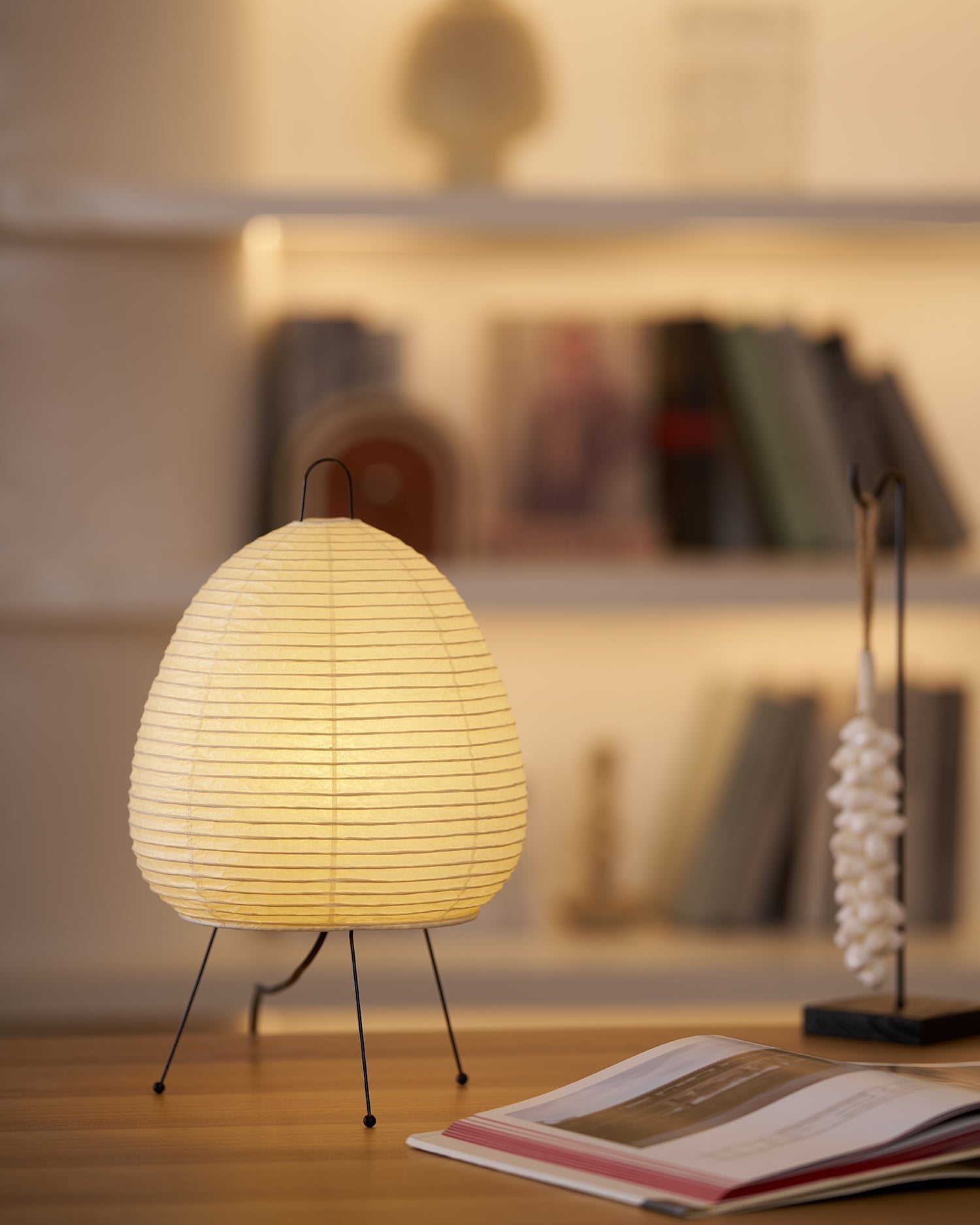 Tranquilux Paper Japanese-Inspired Table Lamp