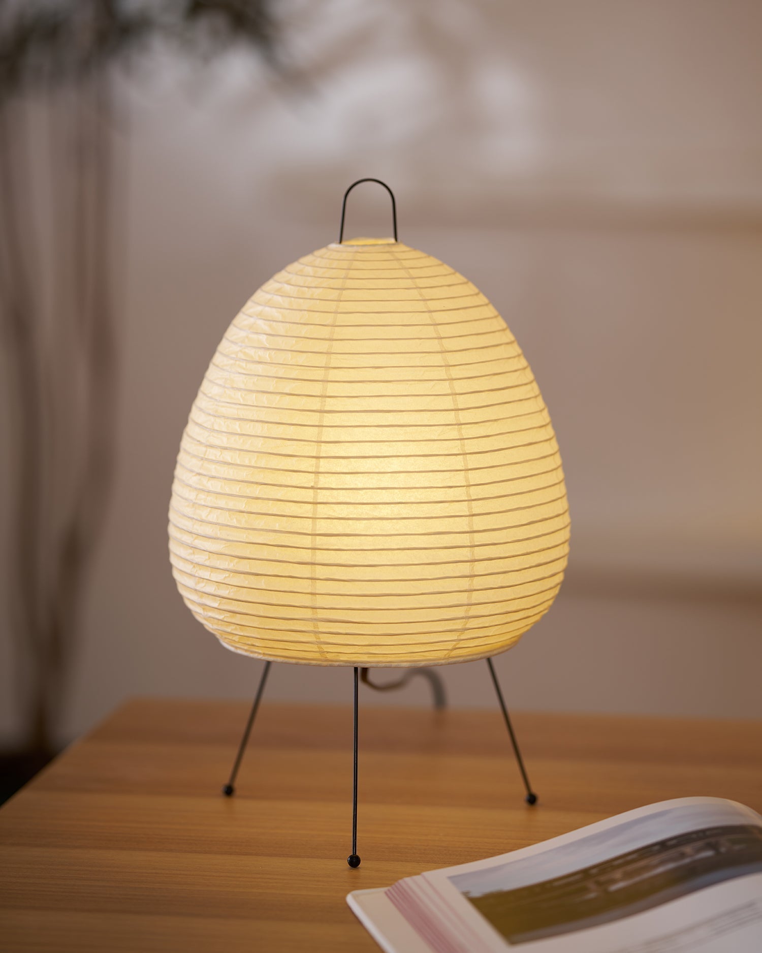 Tranquilux Paper Japanese-Inspired Table Lamp