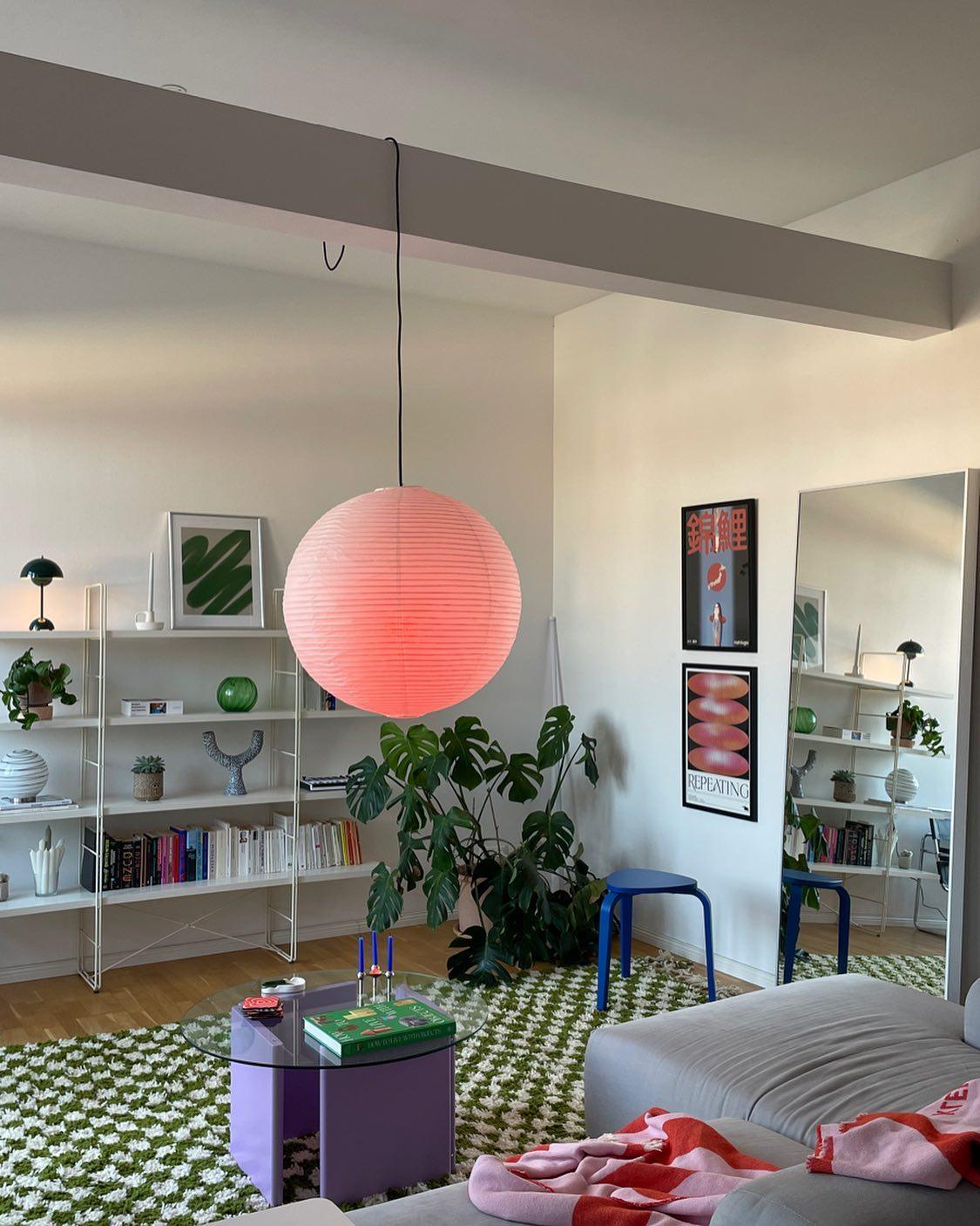 Niveriella Pendant Lamp Paper Lantern for Living Room