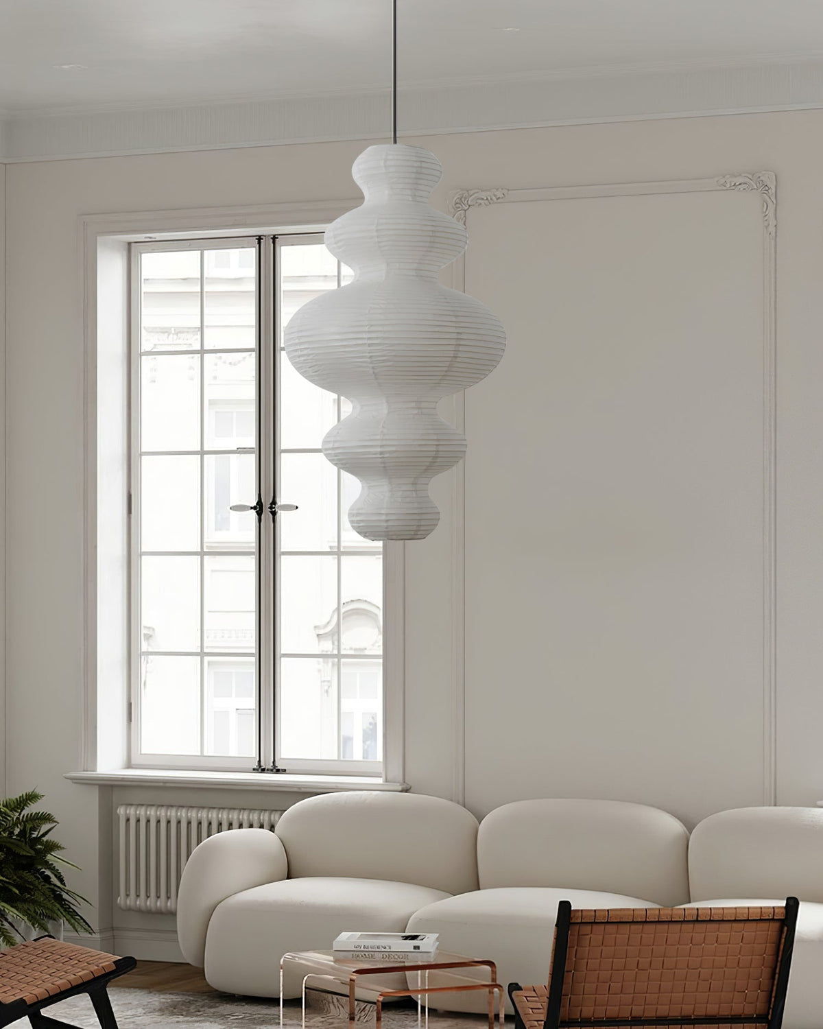 Lythaaris Natural Art Swag Pendant Lamp