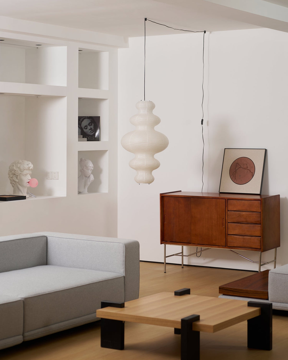 Lythaaris Natural Art Swag Pendant Lamp