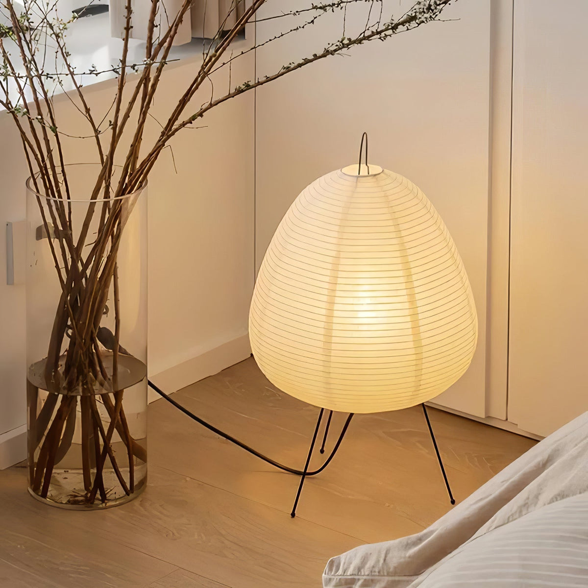 Tranquilux Paper Japanese-Inspired Table Lamp