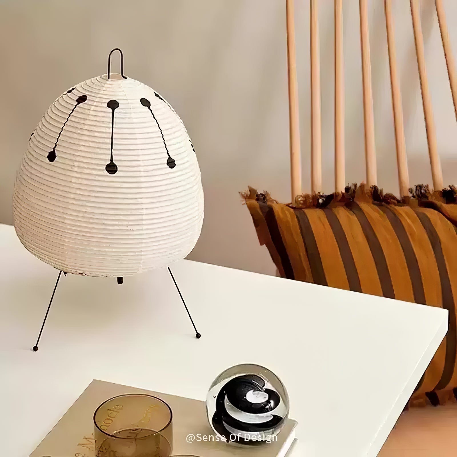 Tranquilux Paper Japanese-Inspired Table Lamp